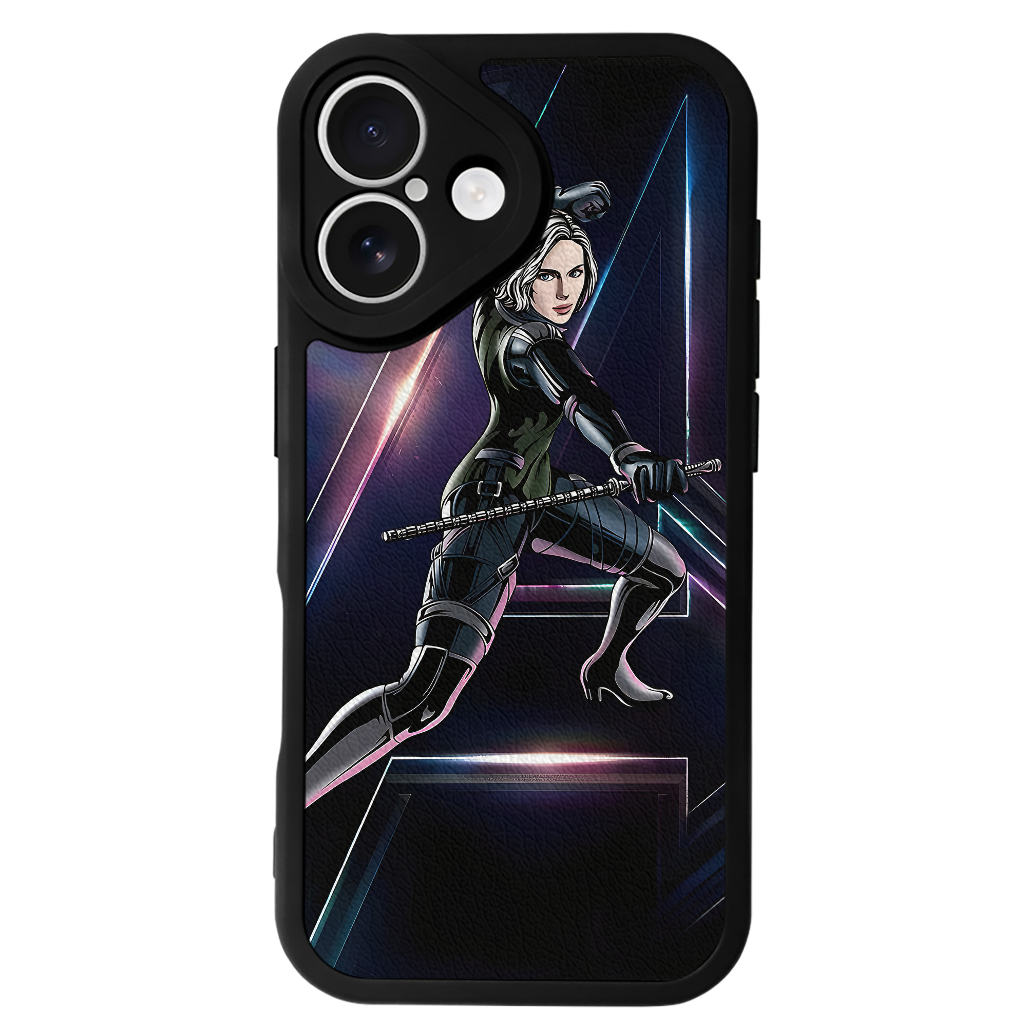 （画像用） アベンジャーズ The Avengers 【iPhone 16シリーズ対応】シリコンスマホケース（レザー調） 材質：シリコン